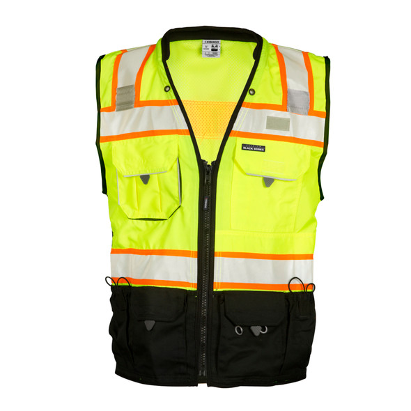 Kishigo Surveyors Vest Class 2 S5002 Lime | S5003 Orange